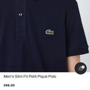 Lacoste mens polo